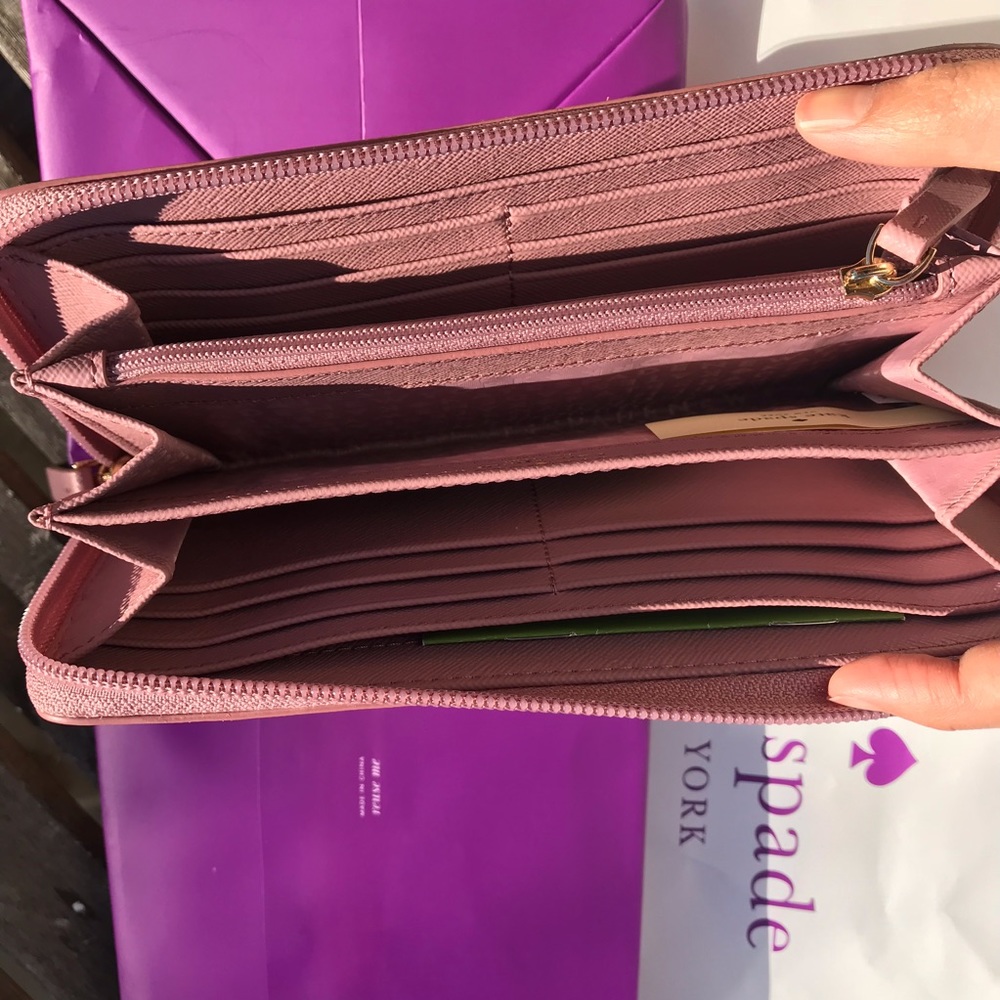 Kate spade neda Greta Court dusty peony wallet - Picture 5 of 5